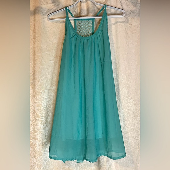 Blue Flowy Dress - Picture 2 of 6